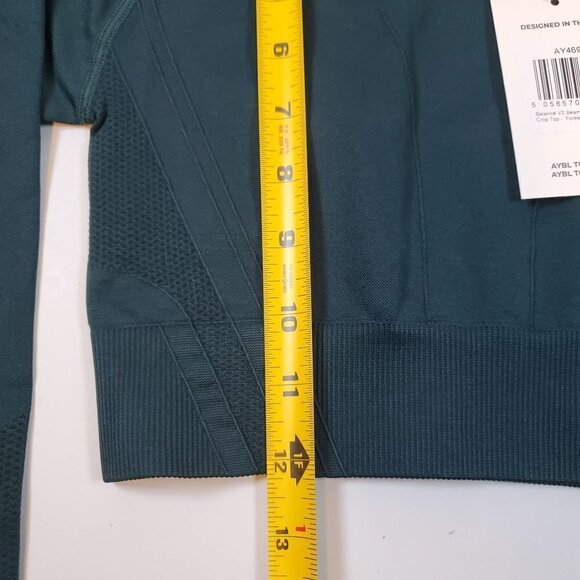 AYBL Balance V2 Seamless Long Sleeve Crop Top Size Small Womens NWT Ribbed Gym - Picture 10 of 16